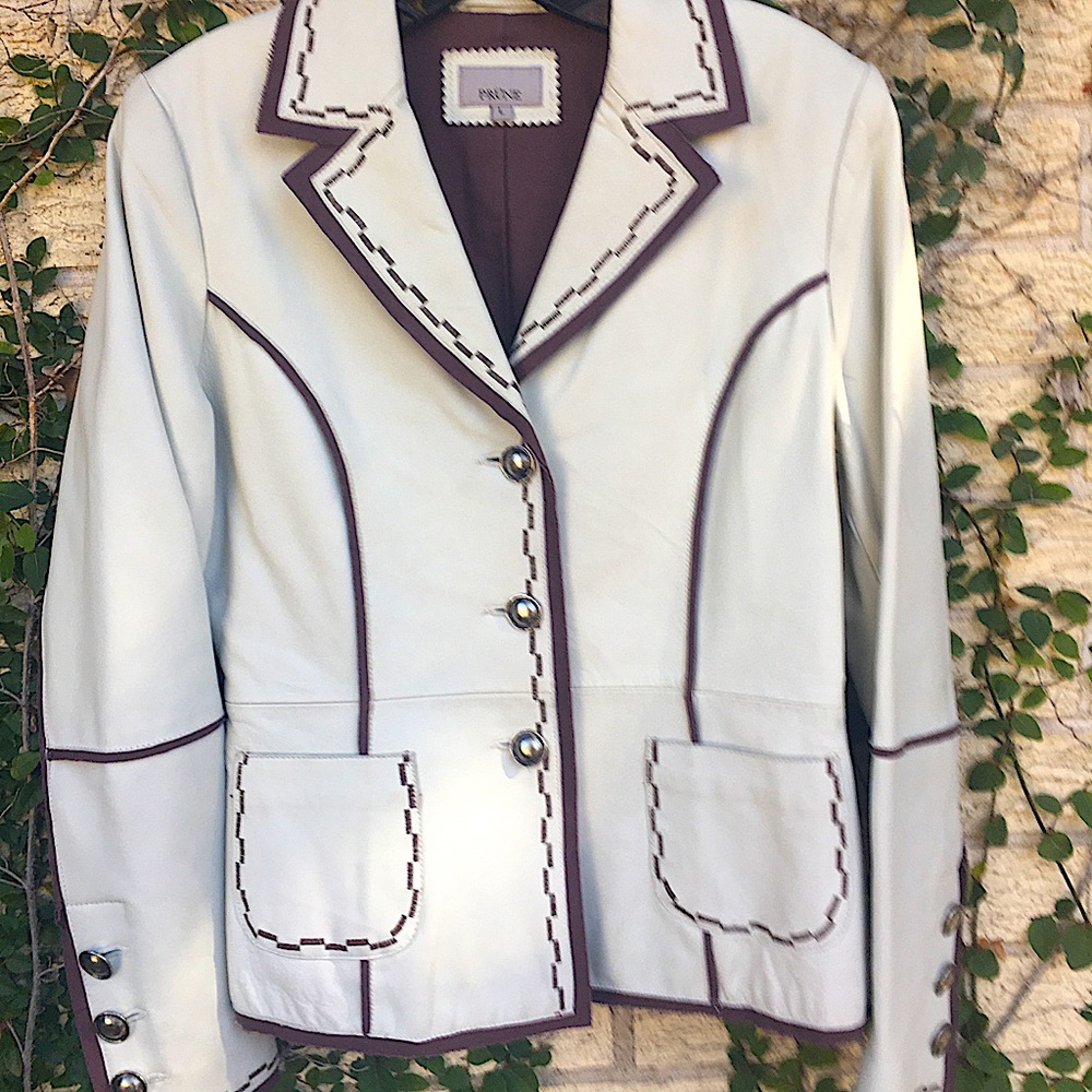 PRUNE leather jacket